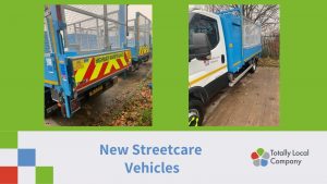 wording - new streetcare vehicles, with two photos of the vehicles