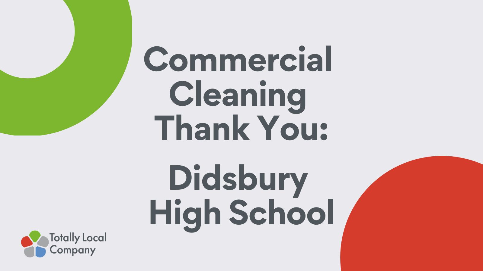 Commercial Cleaning Thank You