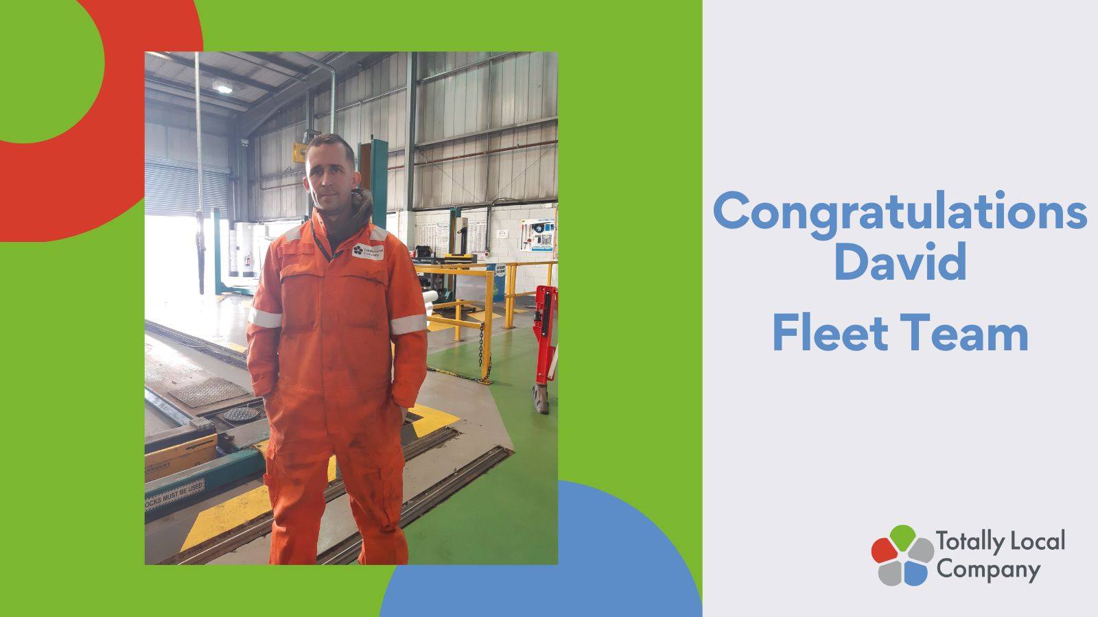 Fleet Team Congratulations – David