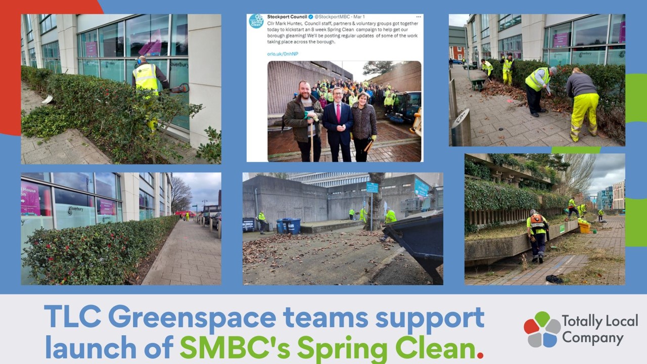 Greenspace support for SMBC’s Spring Clean
