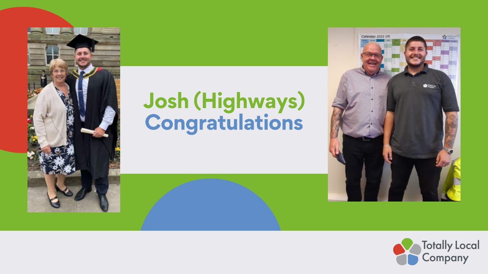Congratulations Josh (Highways)