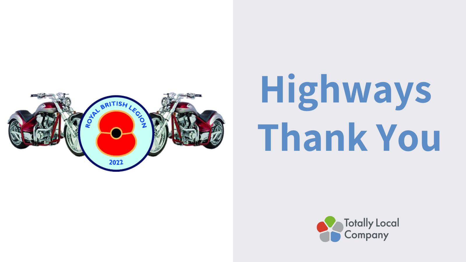 Highways Thank You – Marple Ride of Remembrance