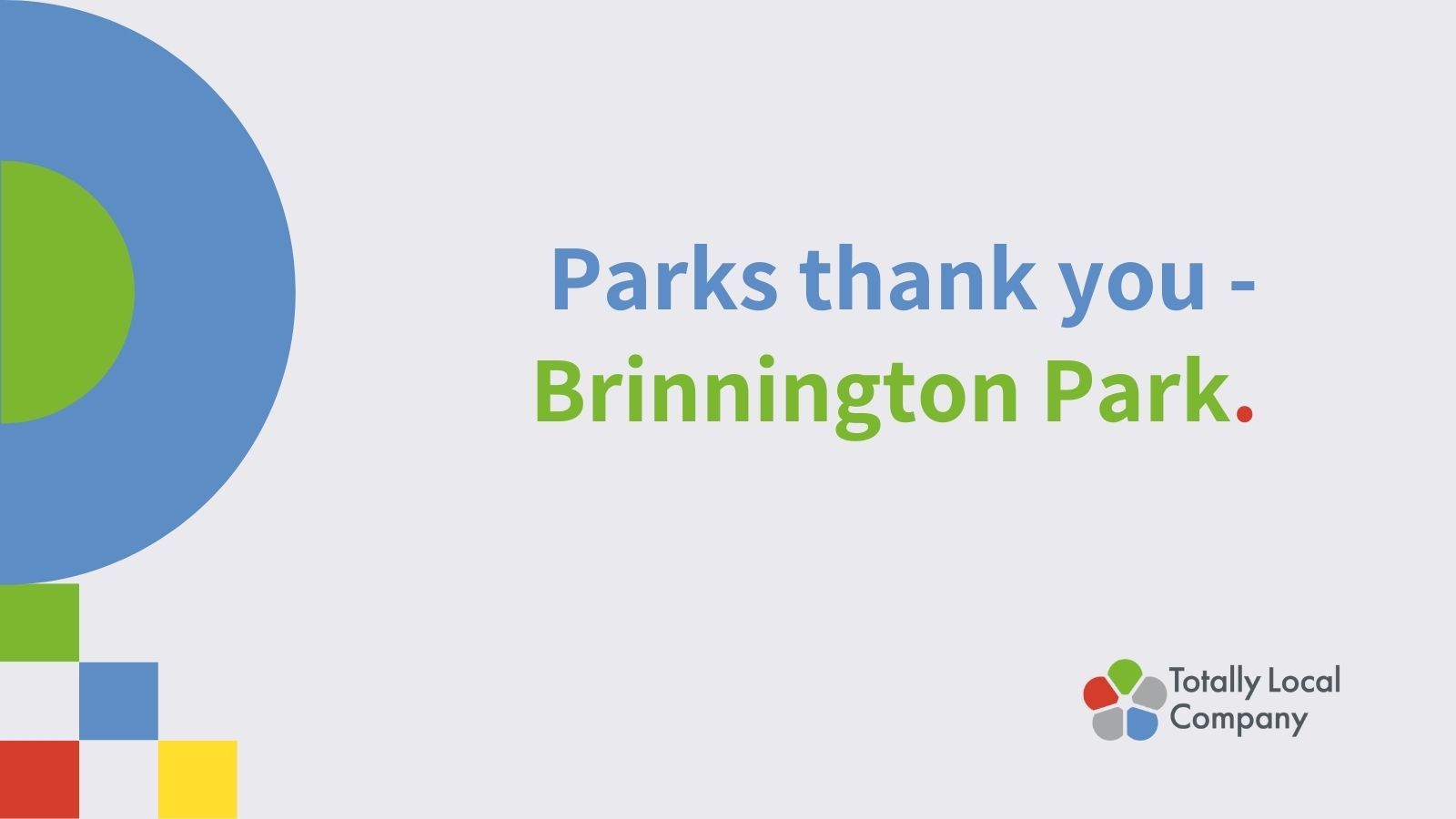 Parks thank you