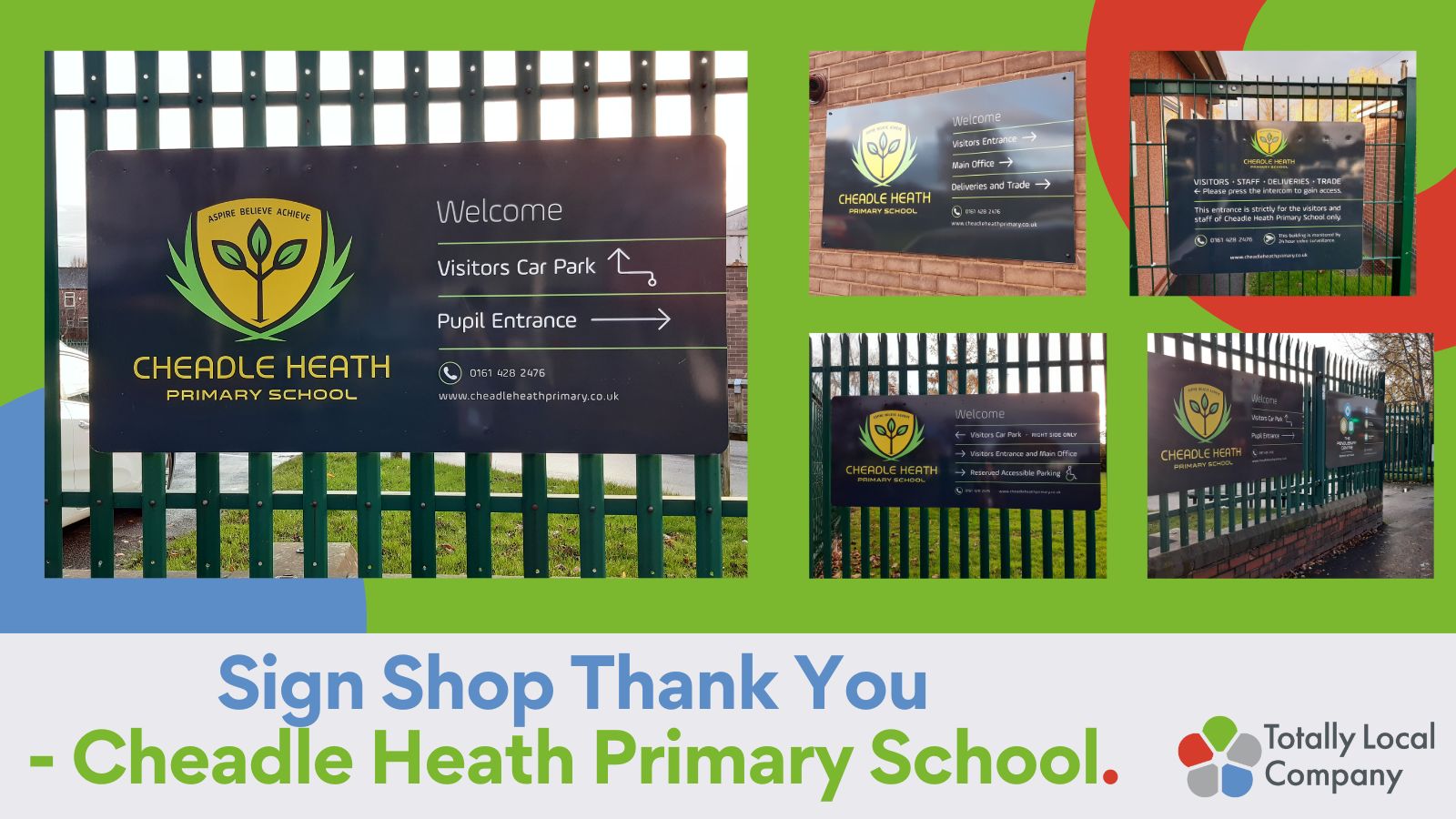 Sign Shop Thank You – Cheadle Heath Primary