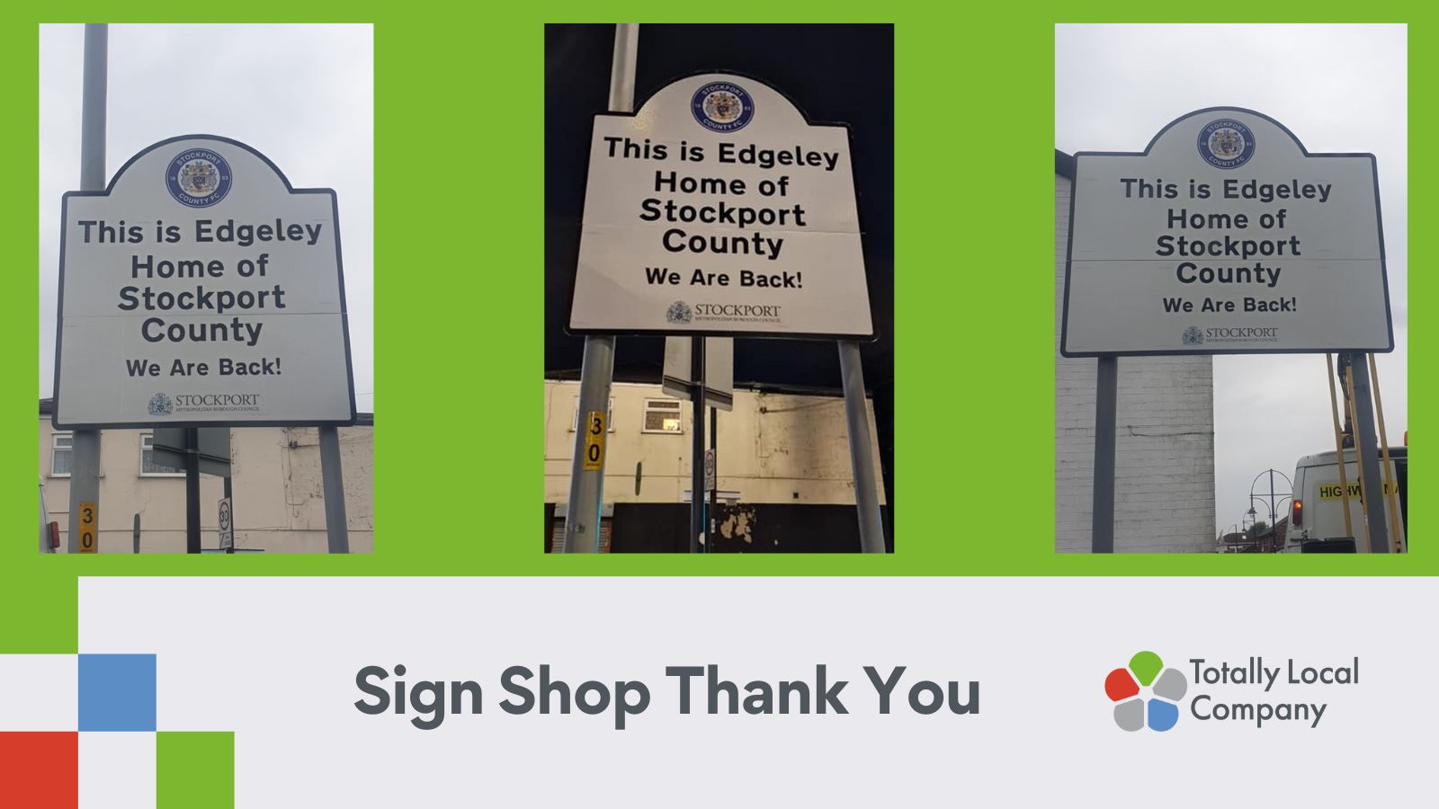 Sign Shop Thank You