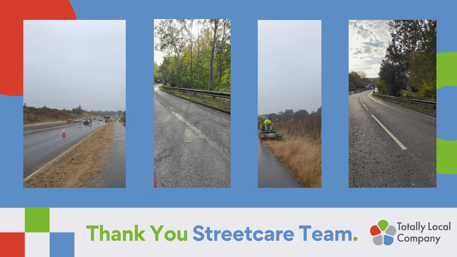 Streetcare Thank You – high-speed roads