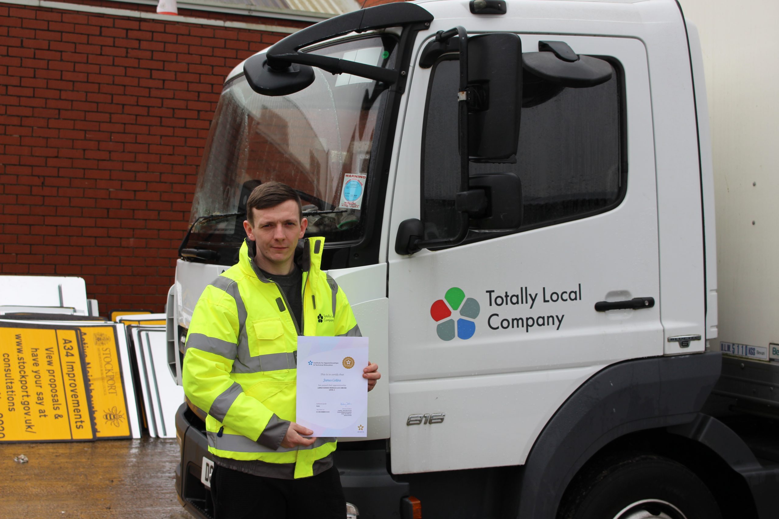 Celebrating Success – Newly Qualified LGV License