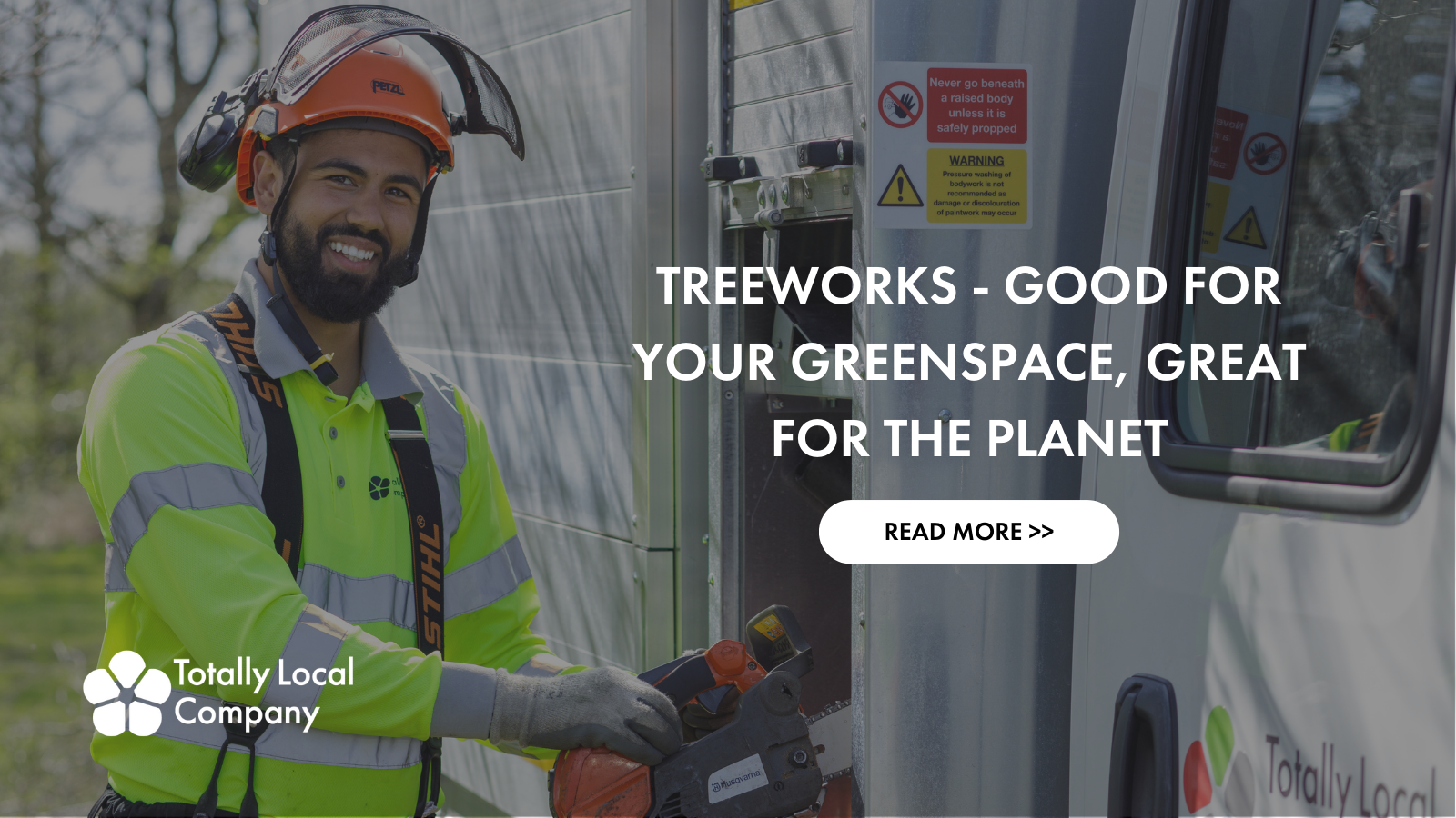 Treeworks – good for your greenspace, great for the planet