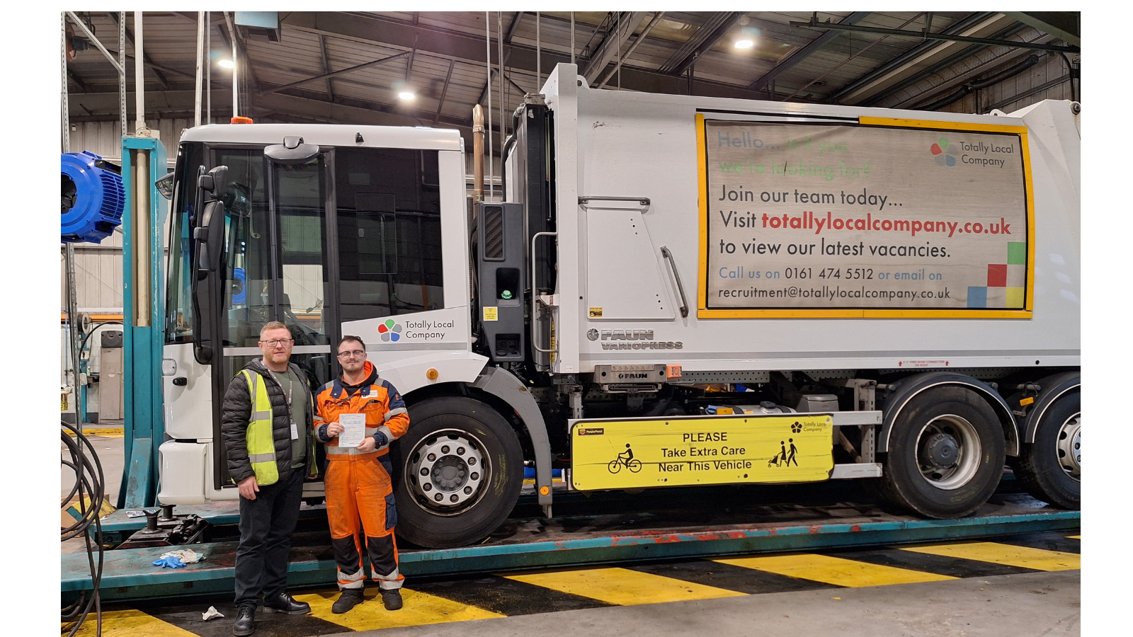 Congratulations to Sam McCarthy on his Urban Apprenticeship and HGV License Training Success!